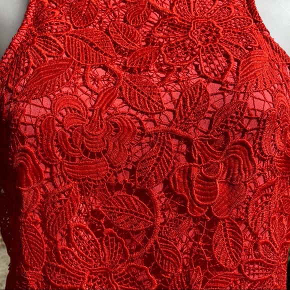 Lovers + Friends Red Lace Dress - Picture 6 of 10